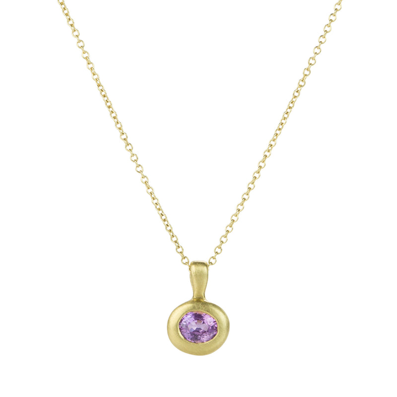 Marian Maurer 18k Pink Sapphire City Pendant Necklace | Quadrum Gallery