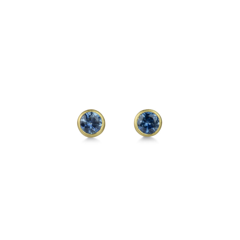 Marian Maurer Teeny Denim Blue Montana Sapphire Studs | Quadrum Gallery