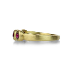 Marian Maurer 18k 3mm Ruby Porch Skimmer Band | Quadrum Gallery