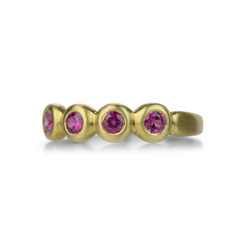 Marian Maurer Dark Pink Sapphire Porch Skimmer Band | Quadrum Gallery