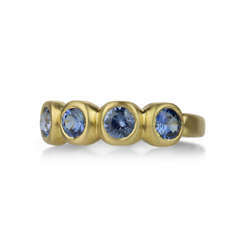 Marian Maurer 18k Cornflower Blue Sapphire Porch Skimmer Band | Quadrum Gallery