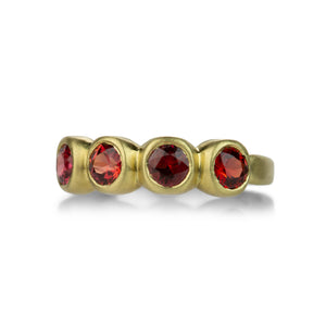 Marian Maurer 4mm Red Sapphire Porch Skimmer Band | Quadrum Gallery