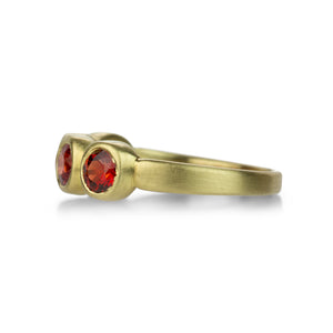 Marian Maurer 4mm Red Sapphire Porch Skimmer Band | Quadrum Gallery