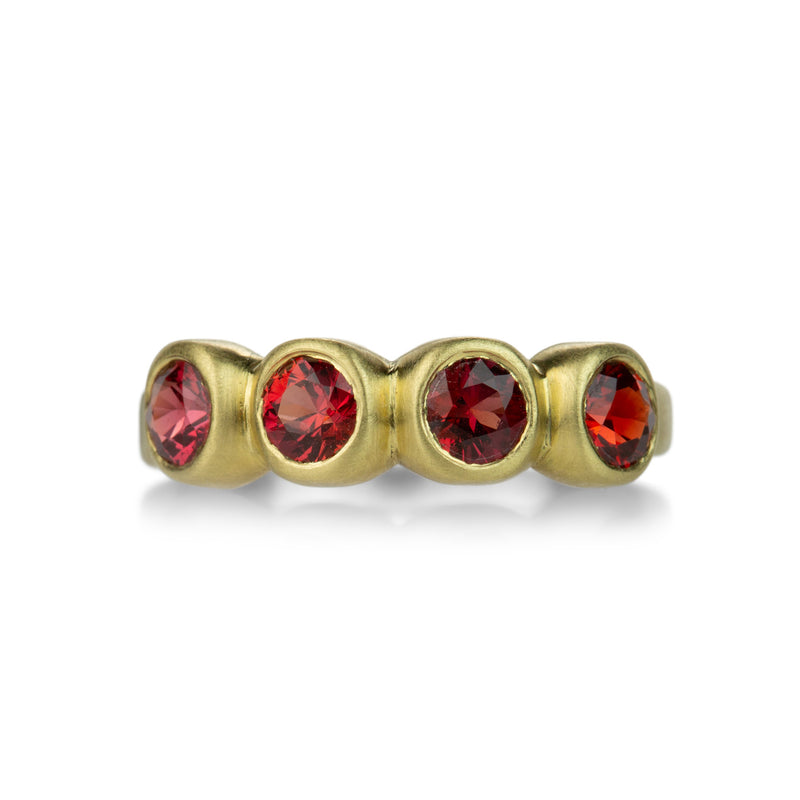 Marian Maurer 4mm Red Sapphire Porch Skimmer Band | Quadrum Gallery