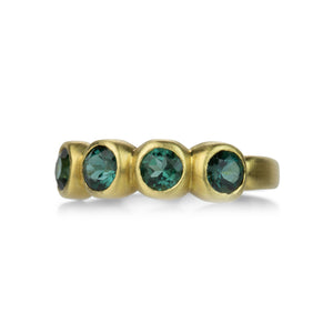 Marian Maurer Blue Green Tourmaline Porch Skimmer Band | Quadrum Gallery