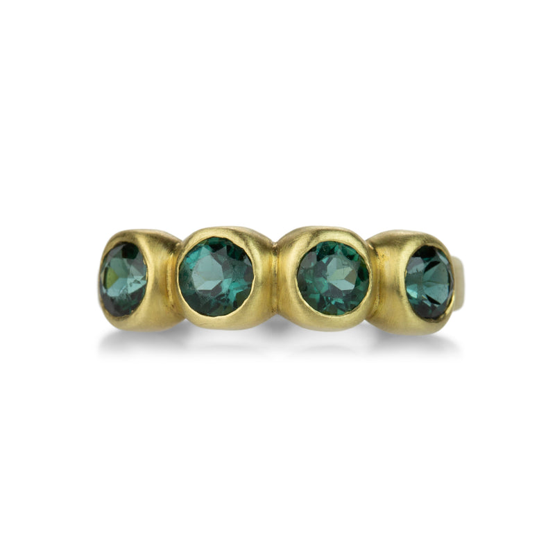 Marian Maurer Blue Green Tourmaline Porch Skimmer Band | Quadrum Gallery