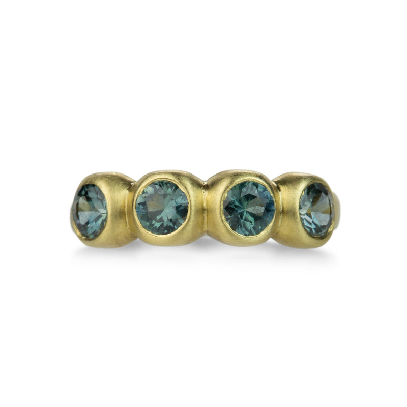 Marian Maurer Porch Skimmer Band with Green Montana Sapphires | Quadrum Gallery