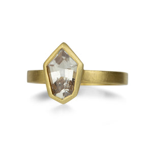 Marian Maurer Light Yellow Sapphire Shield Callista Ring | Quadrum Gallery