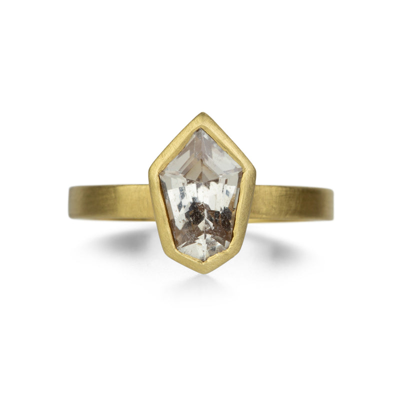 Marian Maurer Light Yellow Sapphire Shield Callista Ring | Quadrum Gallery