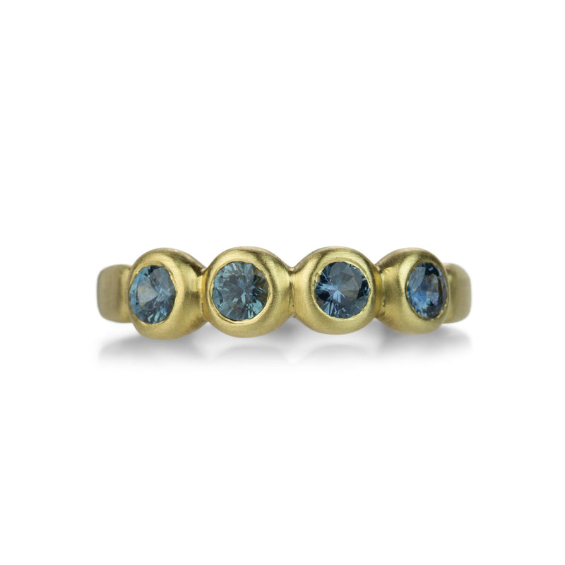 Marian Maurer 3mm Blue Montana Sapphire Porch Skimmer Band | Quadrum Gallery