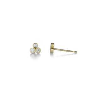 Marian Maurer Teeny Triple Diamond Studs | Quadrum Gallery