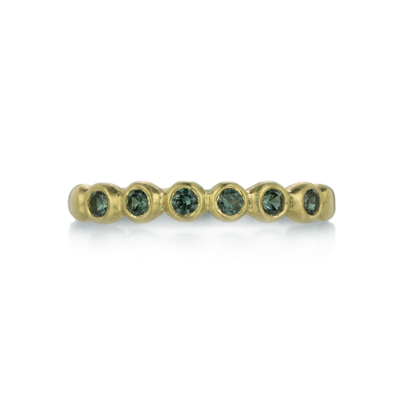 Marian Maurer Porch Skimmer Band with Green Sapphire | Quadrum Gallery