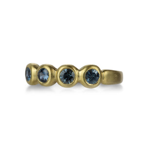 Marian Maurer 18k Blue Montana Sapphire Porch Skimmer Band | Quadrum Gallery