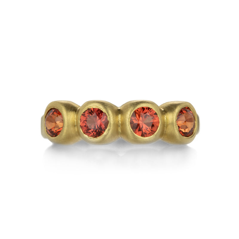 Marian Maurer 18k Orange Sapphire Porch Skimmer Band | Quadrum Gallery