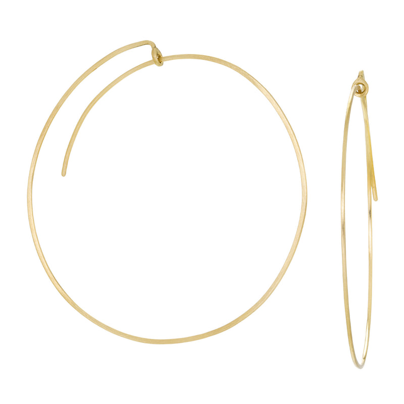 Marian Maurer Large Lucky Hoops | Quadrum Gallery