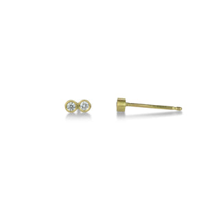 Marian Maurer Teeny Double Diamond Studs | Quadrum Gallery
