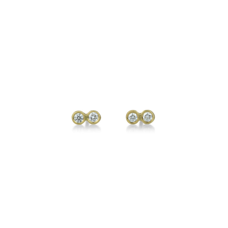 Marian Maurer Teeny Double Diamond Studs | Quadrum Gallery