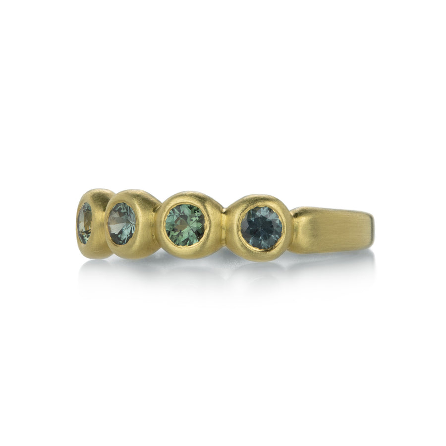 Marian Maurer 18k Green Montana Sapphire Porch Skimmer Ring | Quadrum Gallery