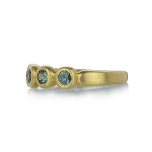 Marian Maurer 18k Green Montana Sapphire Porch Skimmer Ring | Quadrum Gallery