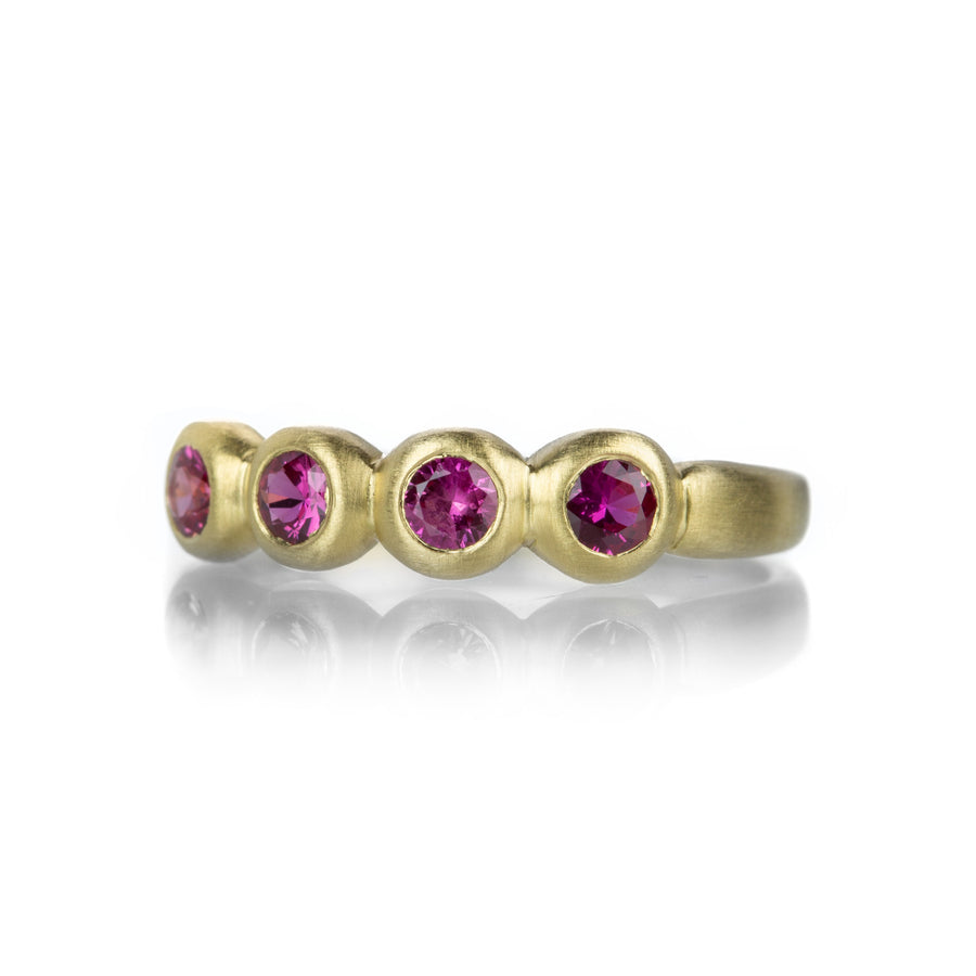 Marian Maurer 18k Dark Pink Sapphire Porch Skimmer Ring | Quadrum Gallery