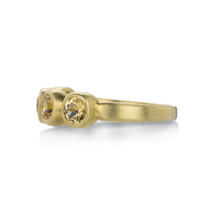 Marian Maurer Golden Sapphire Porch Skimmer Ring | Quadrum Gallery
