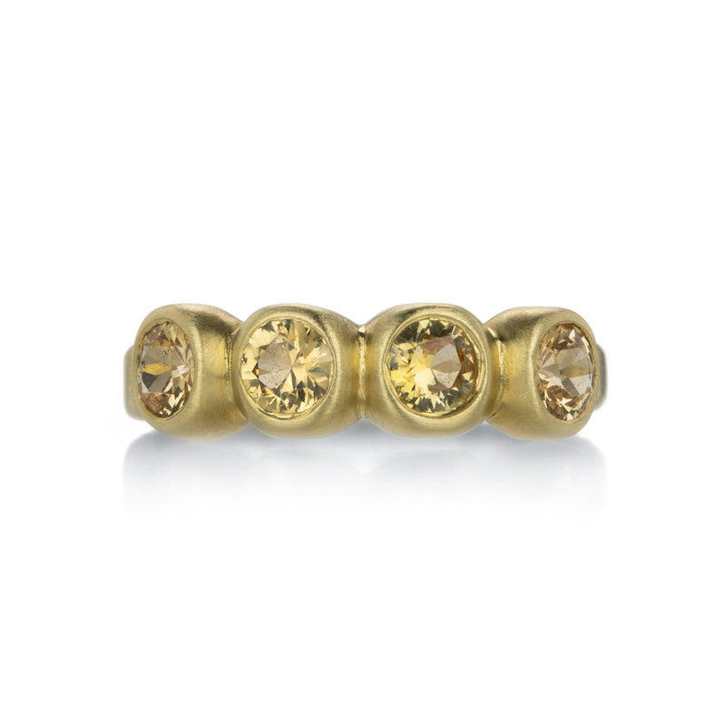 Marian Maurer Golden Sapphire Porch Skimmer Ring | Quadrum Gallery