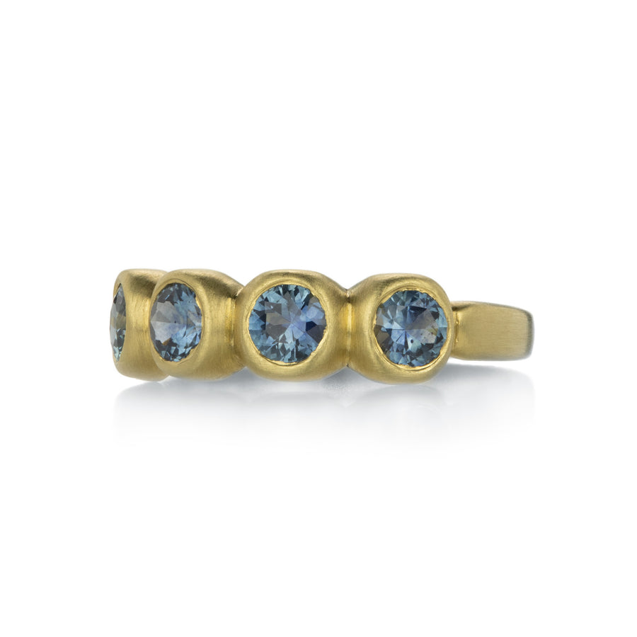 Marian Maurer 18k Medium Blue Sapphire Porch Skimmer Ring | Quadrum Gallery