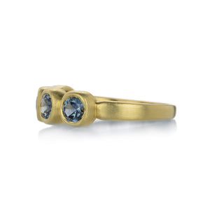 Marian Maurer 18k Medium Blue Sapphire Porch Skimmer Ring | Quadrum Gallery