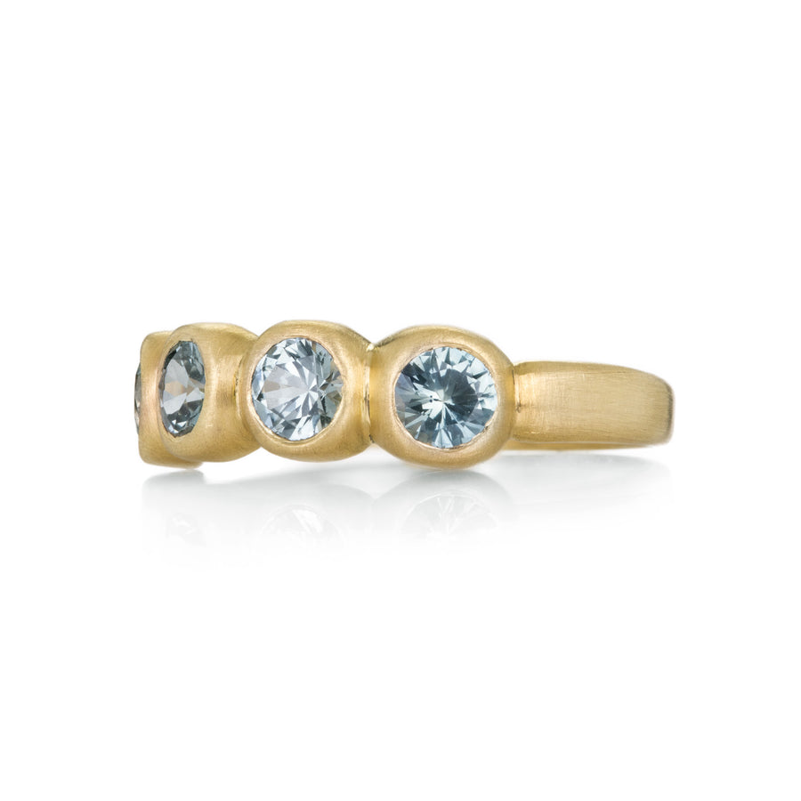 Marian Maurer Light Denim Montana Sapphire Porch Skimmer Ring | Quadrum Gallery