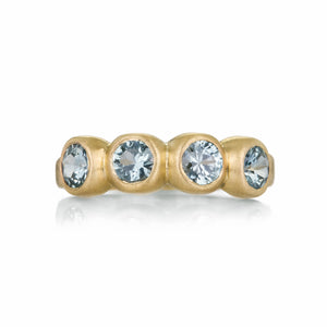Marian Maurer Light Denim Montana Sapphire Porch Skimmer Ring | Quadrum Gallery