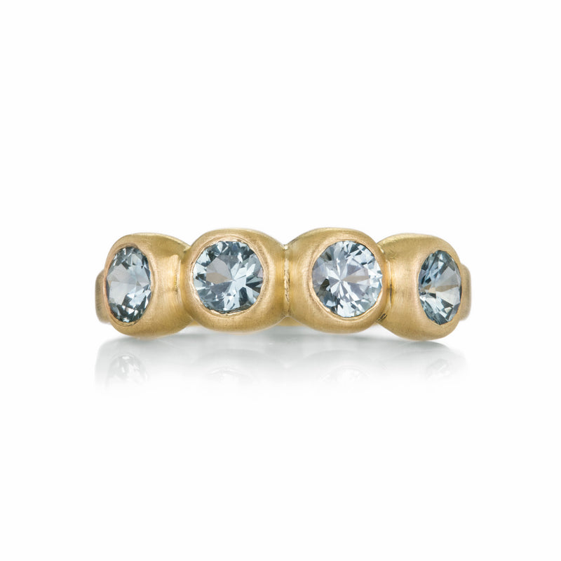 Marian Maurer Light Denim Montana Sapphire Porch Skimmer Ring | Quadrum Gallery