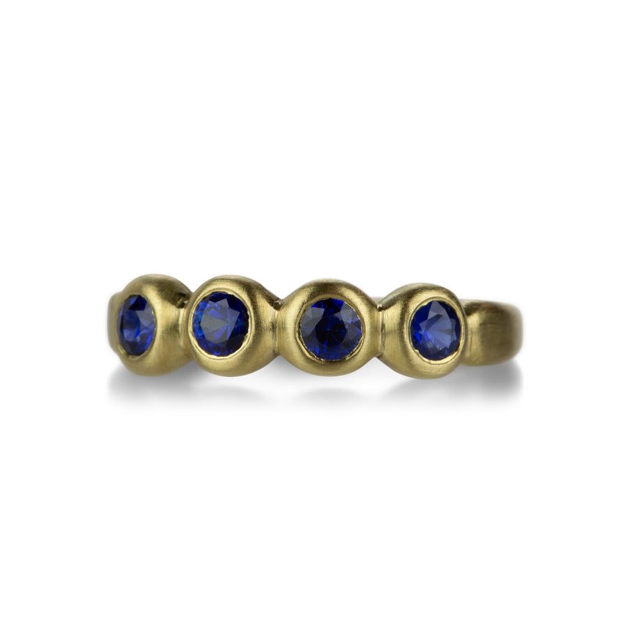 Marian Maurer 18k Blue Sapphire Porch Skimmer Ring | Quadrum Gallery