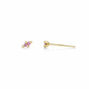 Marian Maurer Double Pink Sapphire Faerie Stud Earrings | Quadrum Gallery