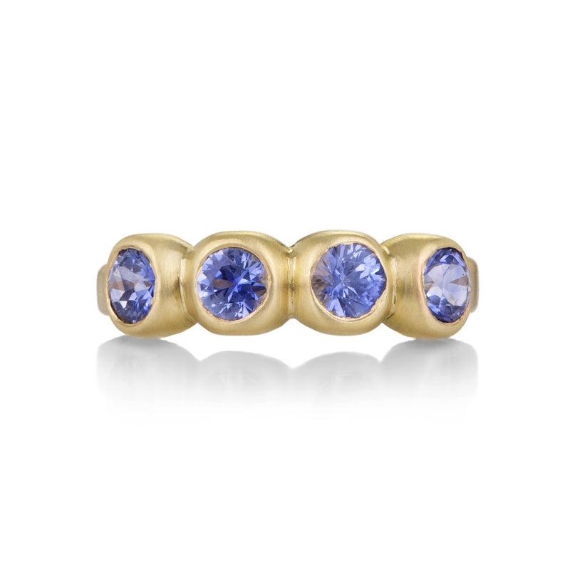 Marian Maurer 18k Faceted Blue Sapphire Porch Skimmer Band | Quadrum Gallery