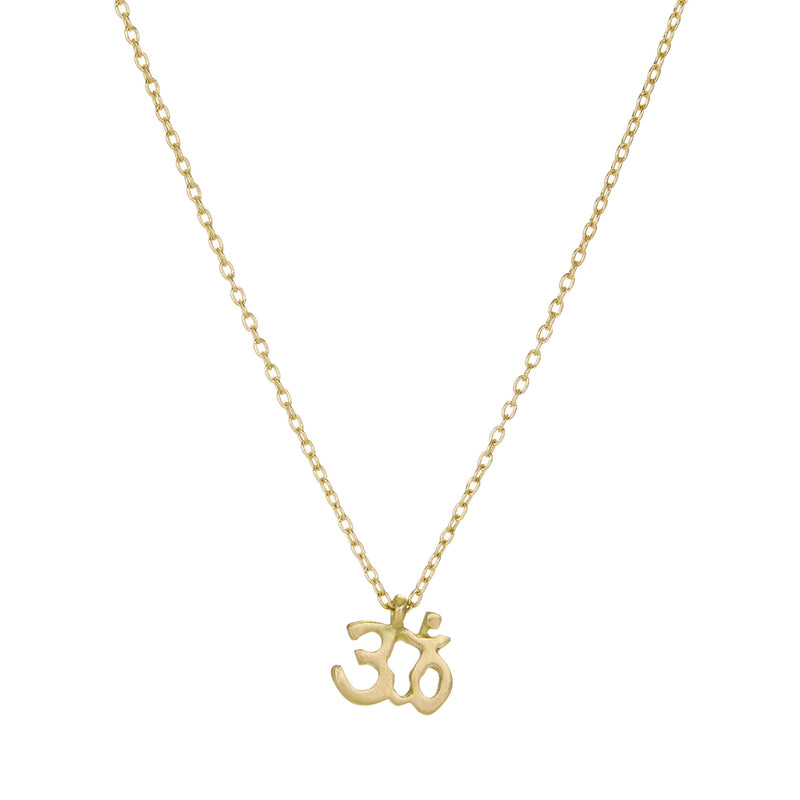 Marian Maurer Micro Om Pendant Necklace | Quadrum Gallery