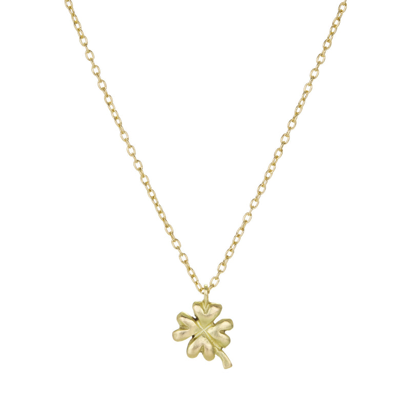 Marian Maurer Micro Four Leaf Clover Pendant Necklace | Quadrum Gallery
