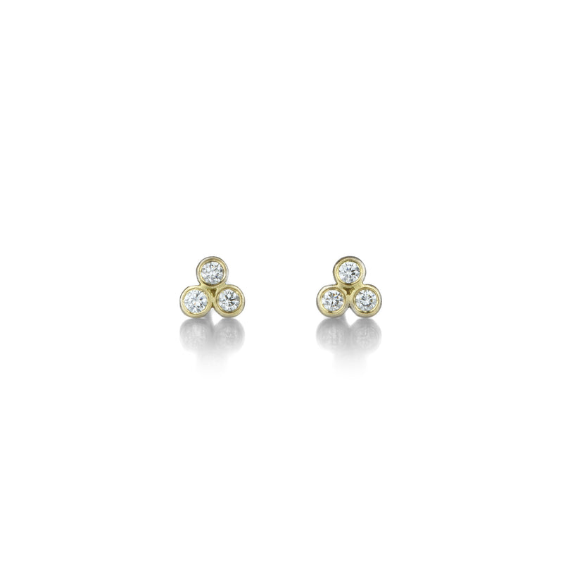 Marian Maurer 18k Triple Teeny Diamond Studs | Quadrum Gallery