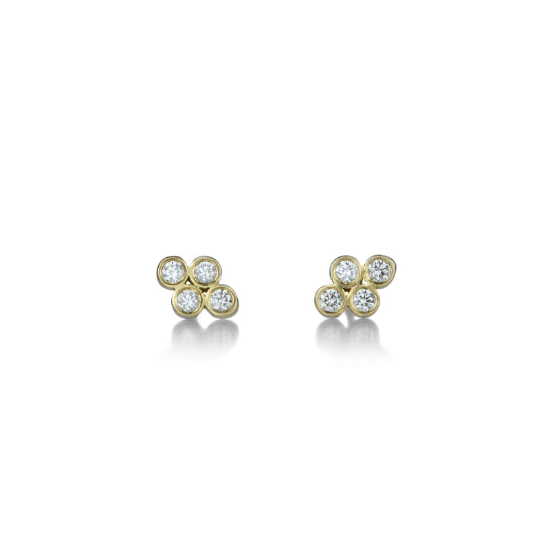 Marian Maurer 18k Quad Teeny Diamond Studs | Quadrum Gallery