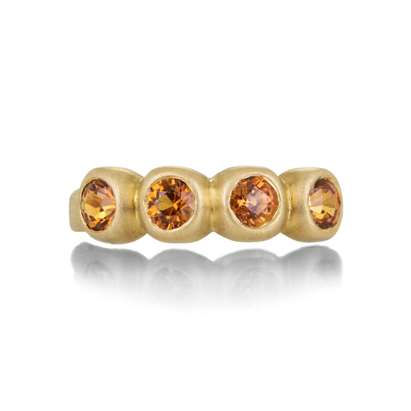 Marian Maurer 4mm Orange Sapphire Porch Skimmer Band | Quadrum Gallery