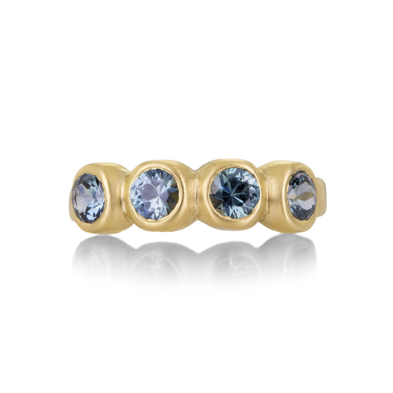 Marian Maurer 4mm Denim Montana Sapphire Porch Skimmer Band | Quadrum Gallery