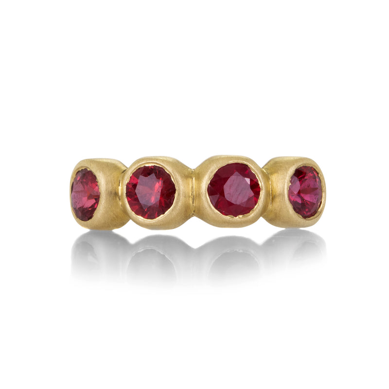 Marian Maurer 4mm Ruby Porch Skimmer Band | Quadrum Gallery