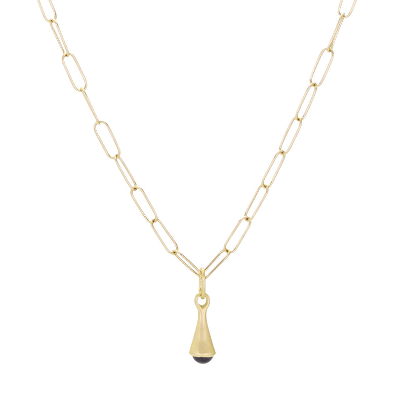 Marian Maurer Blue Sapphire Cabochon City Pendant (Pendant Only) | Quadrum Gallery