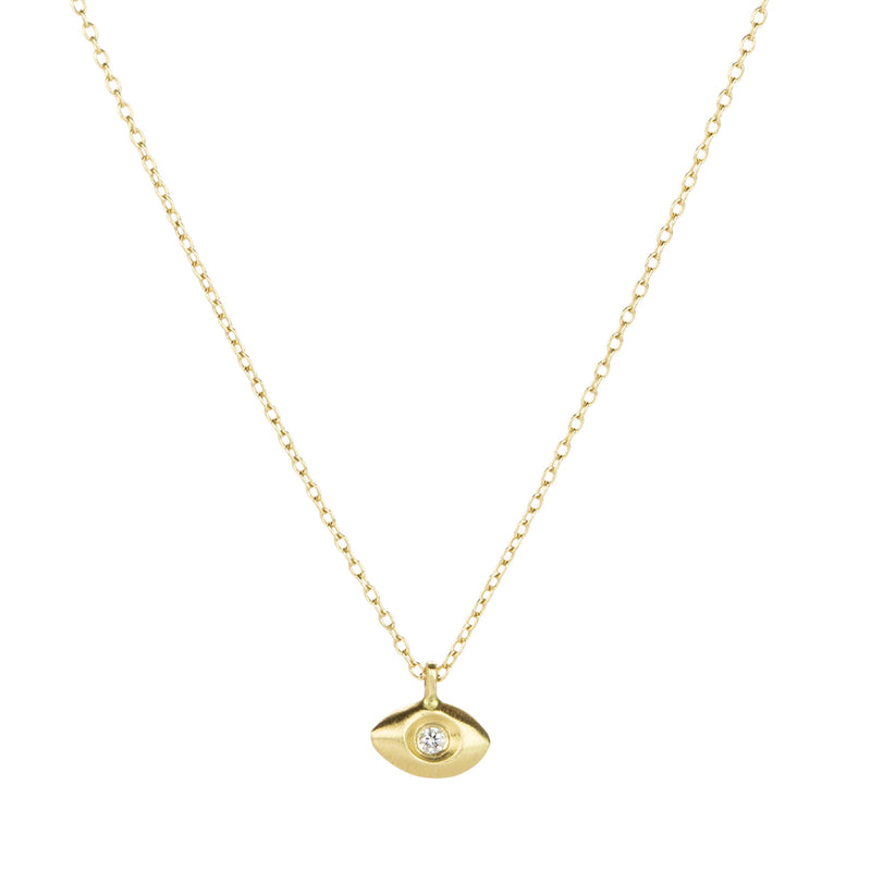 Marian Maurer Micro Eye with Diamond Pendant Necklace | Quadrum Gallery
