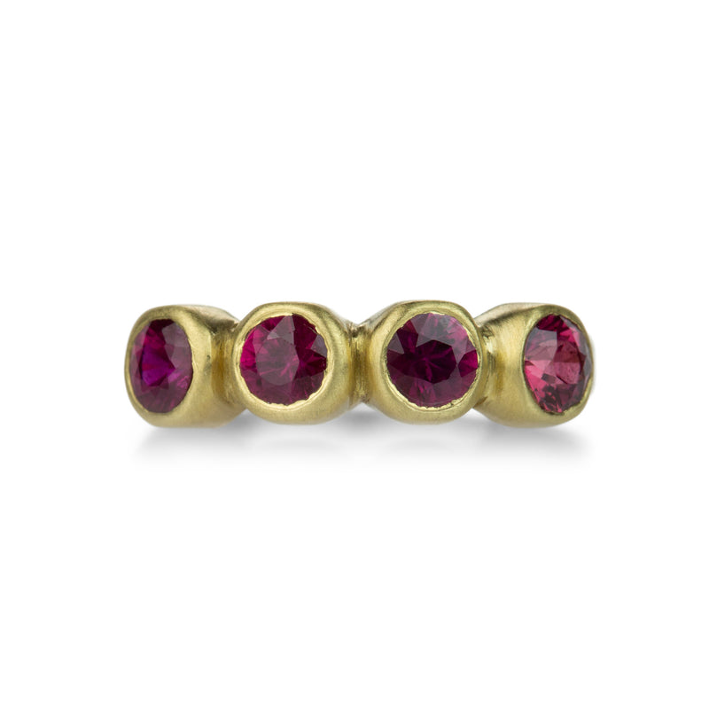 Marian Maurer Red Sapphire Porch Skimmer Band Ring | Quadrum Gallery