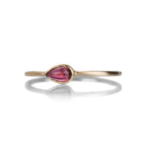 Margaret Solow Pear Shaped Pink Tourmaline Ring | Quadrum Gallery