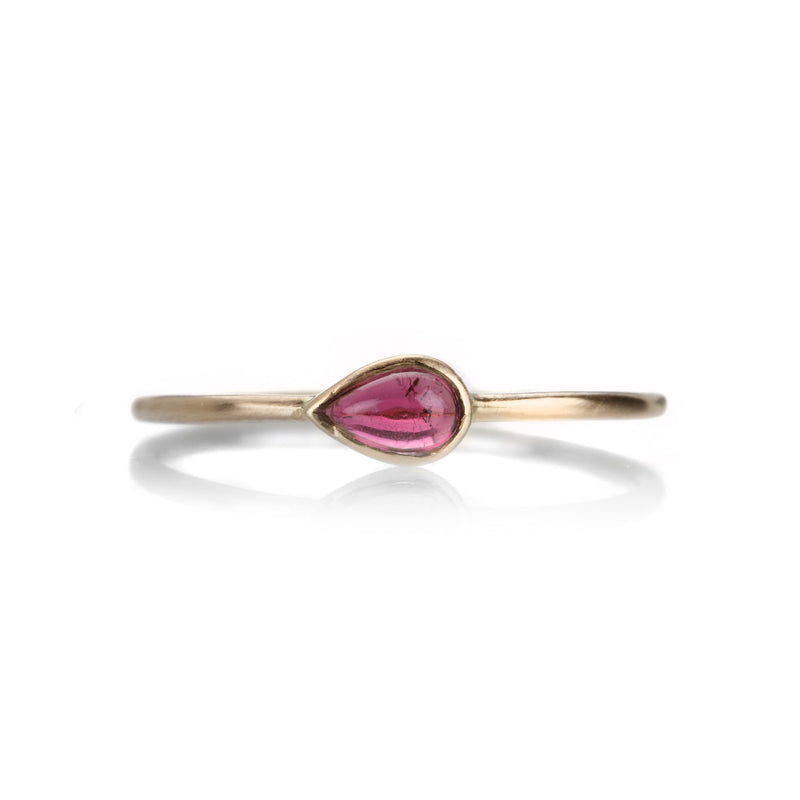 Margaret Solow Pear Shaped Pink Tourmaline Ring | Quadrum Gallery