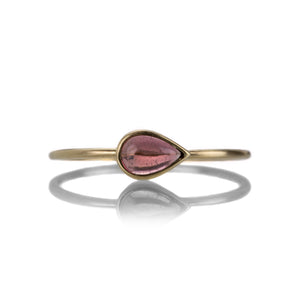 Margaret Solow 14k Pink Tourmaline Cabochon Ring | Quadrum Gallery