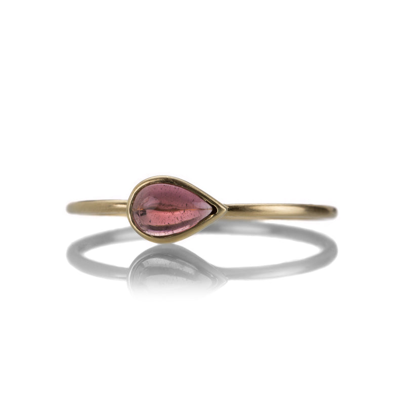 Margaret Solow 14k Pink Tourmaline Cabochon Ring | Quadrum Gallery