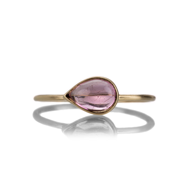 Margaret Solow Small Pear Shaped Pink Tourmaline Ring | Quadrum Gallery