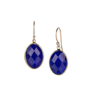 Margaret Solow 14k Lapis Drop Earrings | Quadrum Gallery